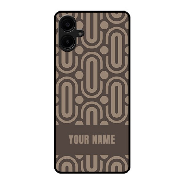 Samsung Galaxy A06 Custom Glass Phone CaseCaptivating Zero Pattern Design