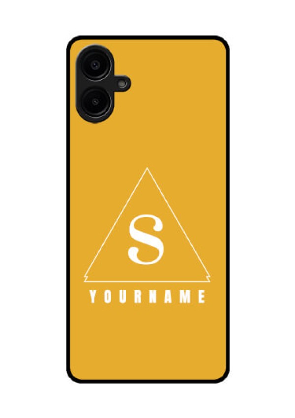 Samsung Galaxy A06 Custom Glass Phone CaseSimple Triangle Design