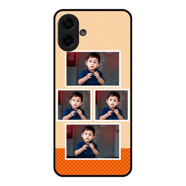 Samsung Galaxy A07 Custom Glass Phone Case - Bulk Photos Upload Design Samsung Galaxy A07 Custom Glass Phone Case - Bulk Photos Upload Design