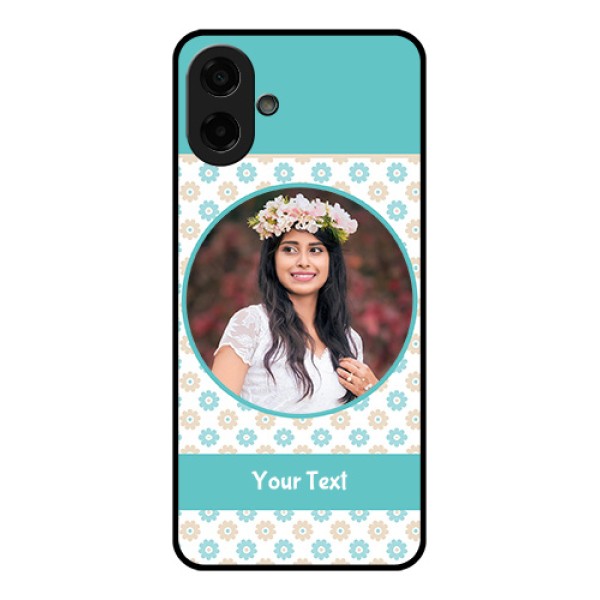Samsung Galaxy A07 Custom Glass Phone Case - Beautiful Flowers Design Samsung Galaxy A07 Custom Glass Phone Case - Beautiful Flowers Design