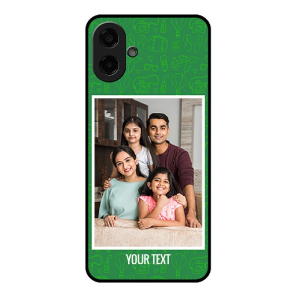 Samsung Galaxy A07 Custom Glass Phone Case - Picture Upload Design