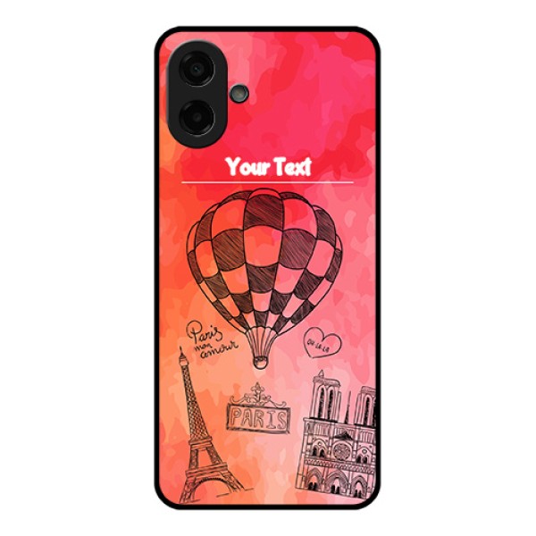 Samsung Galaxy A07 Custom Glass Phone Case - Paris Theme Design