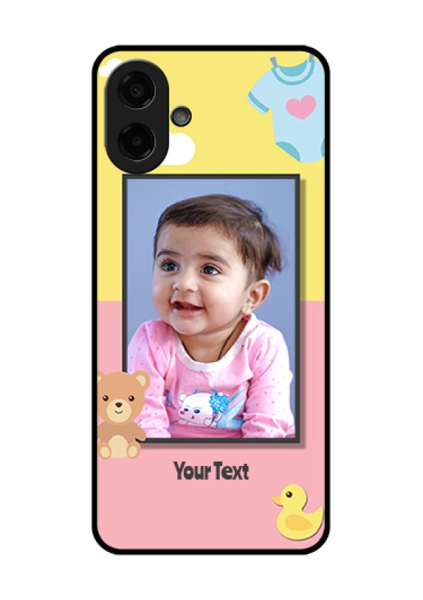 Samsung Galaxy A07 Custom Glass Phone Case - Kids 2 Color Design