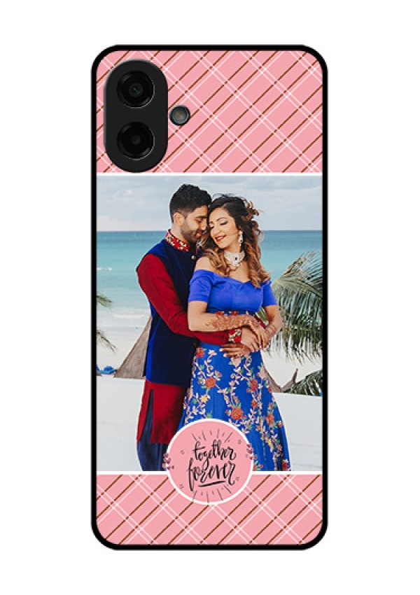 Samsung Galaxy A07 Custom Glass Phone Case - Together Forever Design