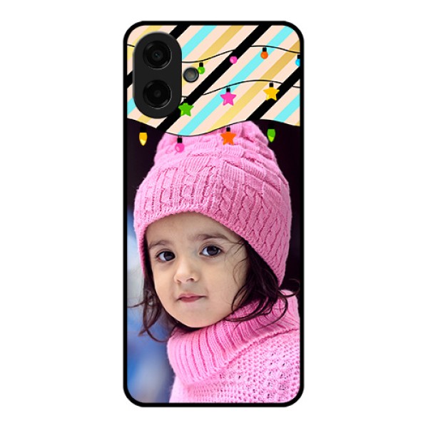 Samsung Galaxy A07 Custom Glass Phone Case - Lights Hanging Design