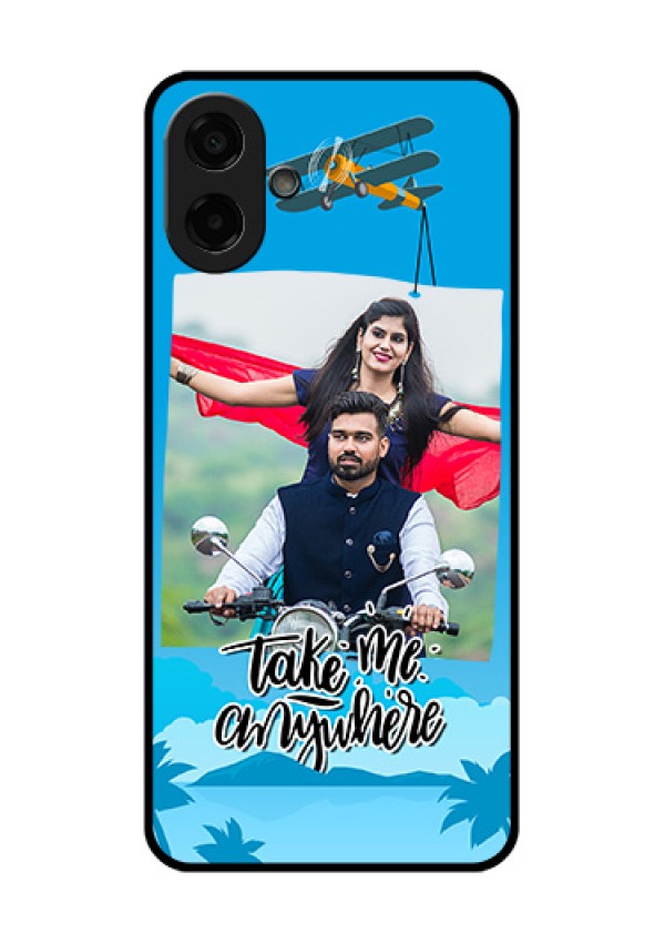 Samsung Galaxy A07 Custom Glass Phone Case - Traveller Design