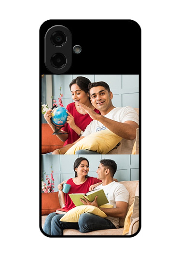 Samsung Galaxy A07 Custom Glass Phone Case - 2 Images Design