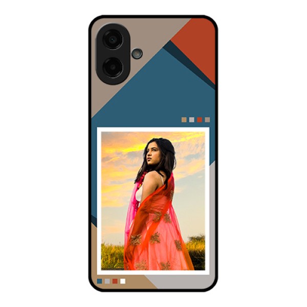Samsung Galaxy A07 Custom Glass Phone Case - Retro Color Pallet Design Samsung Galaxy A07 Custom Glass Phone Case - Retro Color Pallet Design