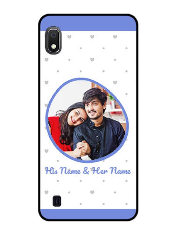 Custom Galaxy A10 Photo Printing on Glass Case - Premium Case Design
