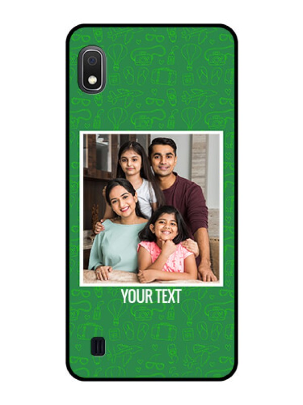 Custom Galaxy A10 Personalized Glass Phone Case - Picture Upload Design