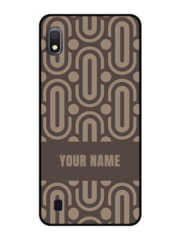 Custom Galaxy A10 Custom Glass Phone Case - Captivating Zero Pattern Design