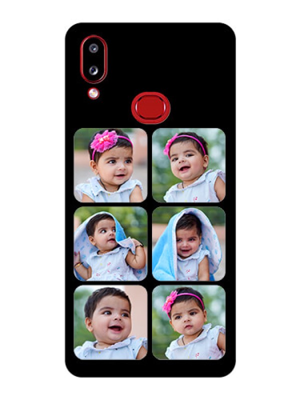 Custom Galaxy A10s Photo Printing on Glass Case - Multiple Pictures Design