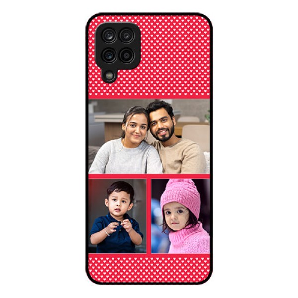 Galaxy A12 Personalized Glass Phone Case - Bulk Pic Upload Design Galaxy A12 Personalized Glass Phone Case - Bulk Pic Upload Design