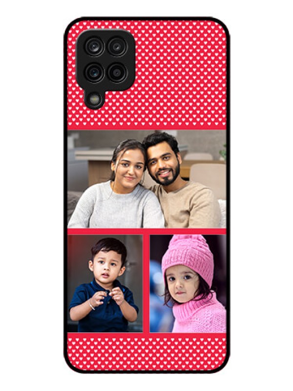 Custom Galaxy A12 Personalized Glass Phone Case - Bulk Pic Upload Design