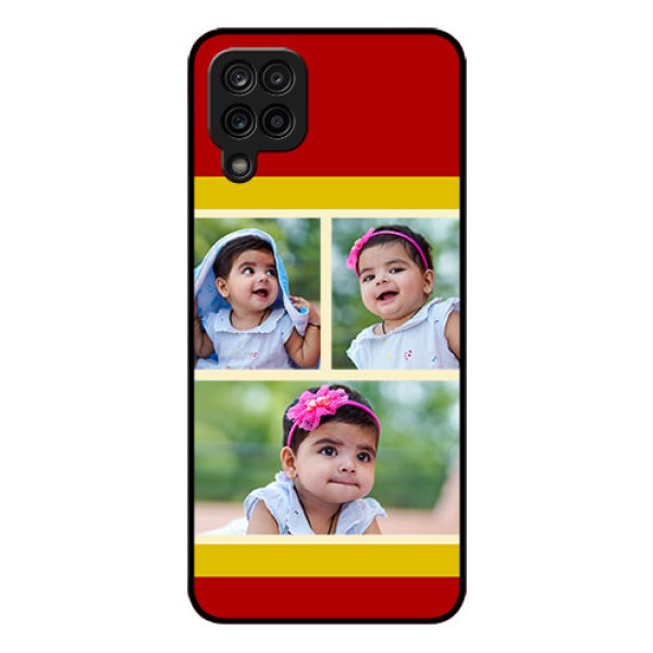 Galaxy A12 Custom Glass Mobile Case - Multiple Pic Upload Design Galaxy A12 Custom Glass Mobile Case - Multiple Pic Upload Design