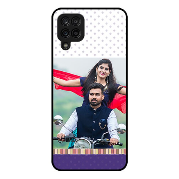 Galaxy A12 Photo Printing on Glass Case - Cute Family Design Galaxy A12 Photo Printing on Glass Case - Cute Family Design