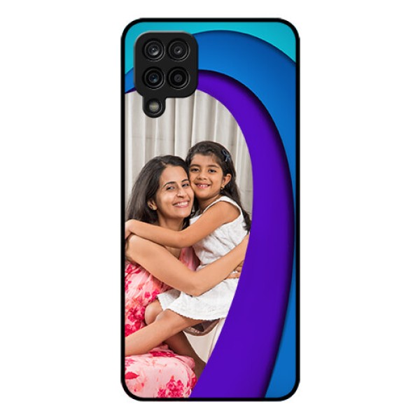 Galaxy A12 Photo Printing on Glass Case - Simple Pattern Design Galaxy A12 Photo Printing on Glass Case - Simple Pattern Design