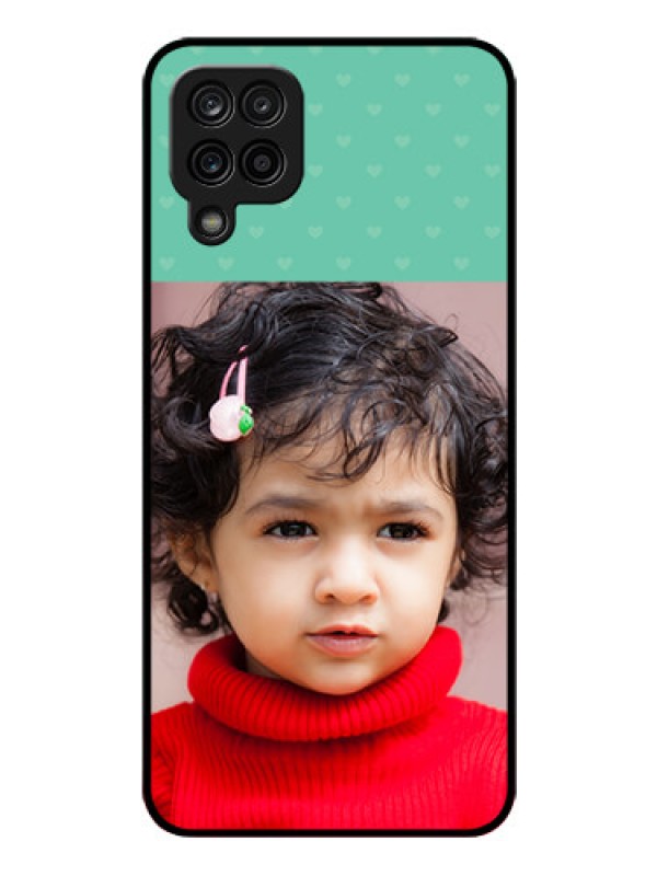 Custom Galaxy A12 Custom Glass Phone Case - Lovers Picture Design