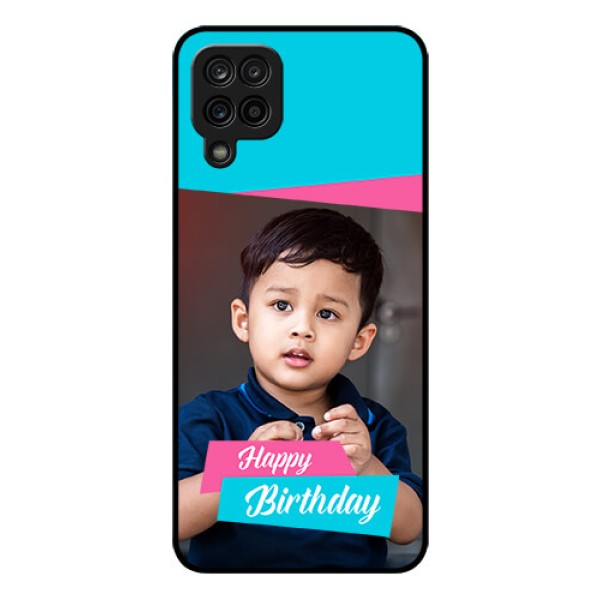 Galaxy A12 Personalized Glass Phone Case - Image Holder with 2 Color Design Galaxy A12 Personalized Glass Phone Case - Image Holder with 2 Color Design