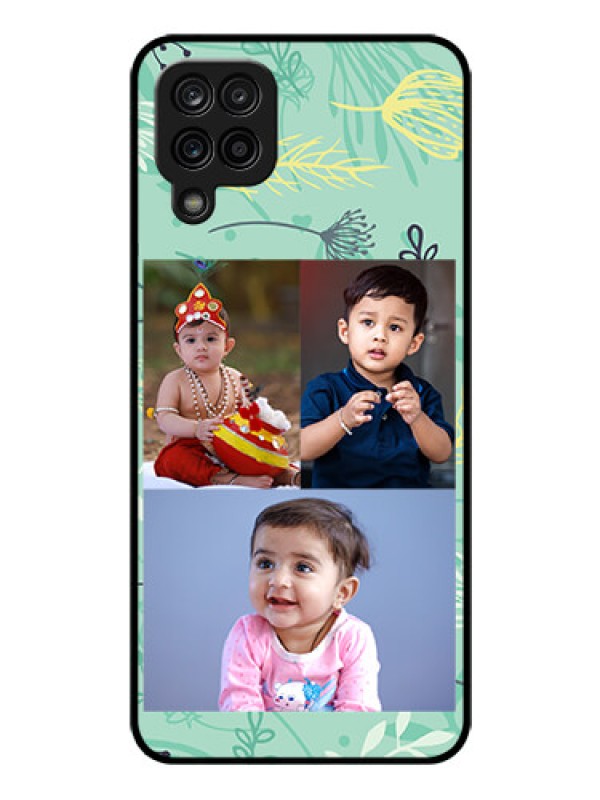 Custom Galaxy A12 Photo Printing on Glass Case - Forever Family Design 