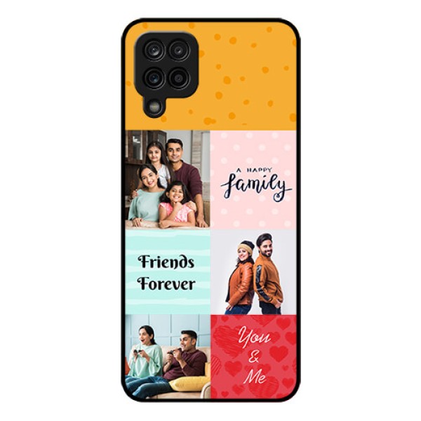 Galaxy A12 Personalized Glass Phone Case - Images with Quotes Design Galaxy A12 Personalized Glass Phone Case - Images with Quotes Design