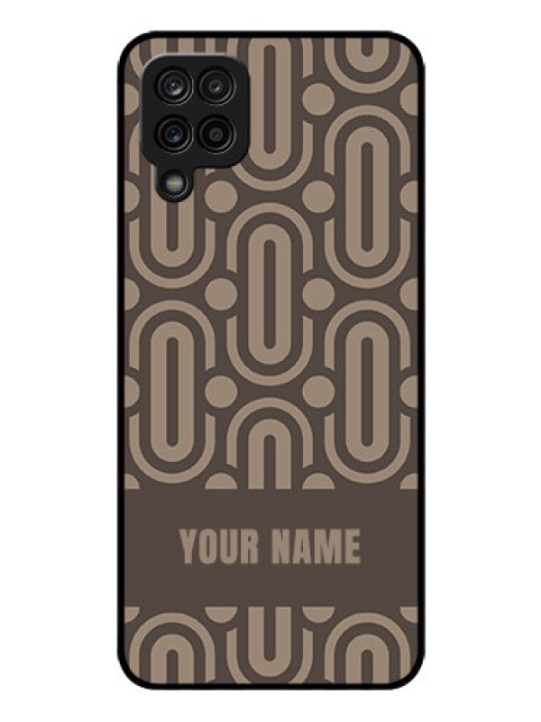 Custom Galaxy A12 Custom Glass Phone Case - Captivating Zero Pattern Design