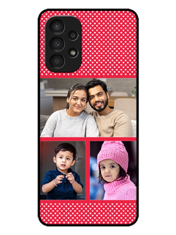 Custom Galaxy A13 Personalized Glass Phone Case - Bulk Pic Upload Design