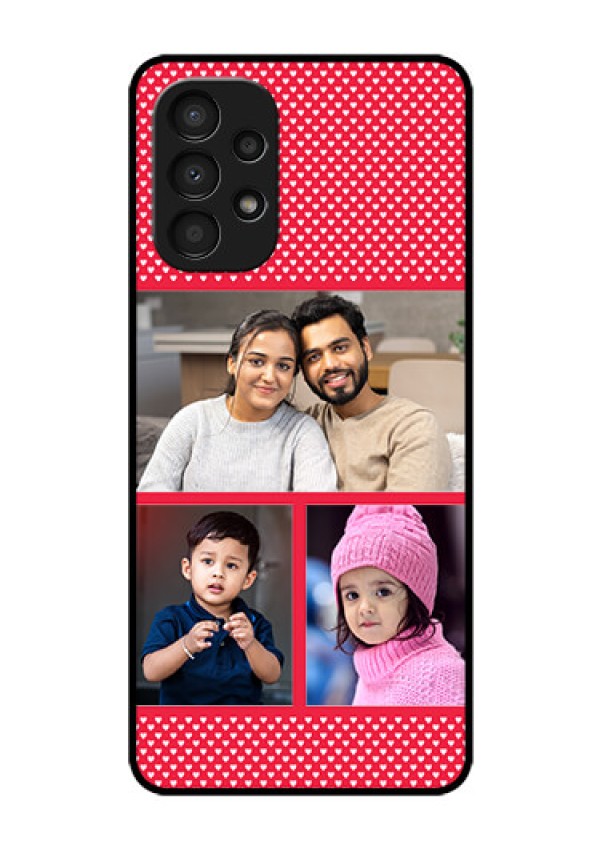 Galaxy A13 Personalized Glass Phone Case - Bulk Pic Upload Design