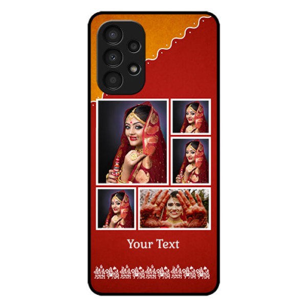 Galaxy A13 Personalized Glass Phone Case - Wedding Pic Upload Design Galaxy A13 Personalized Glass Phone Case - Wedding Pic Upload Design