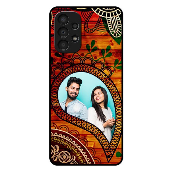 Galaxy A13 Personalized Glass Phone Case - Abstract Colorful Design Galaxy A13 Personalized Glass Phone Case - Abstract Colorful Design