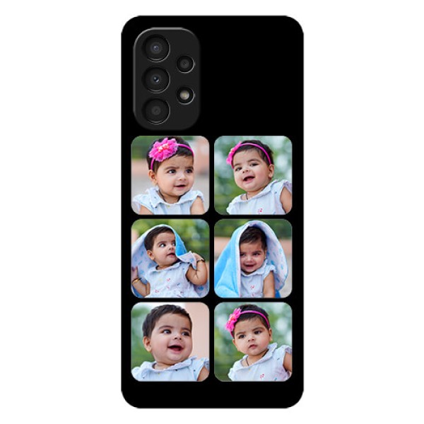 Galaxy A13 Photo Printing on Glass Case - Multiple Pictures Design