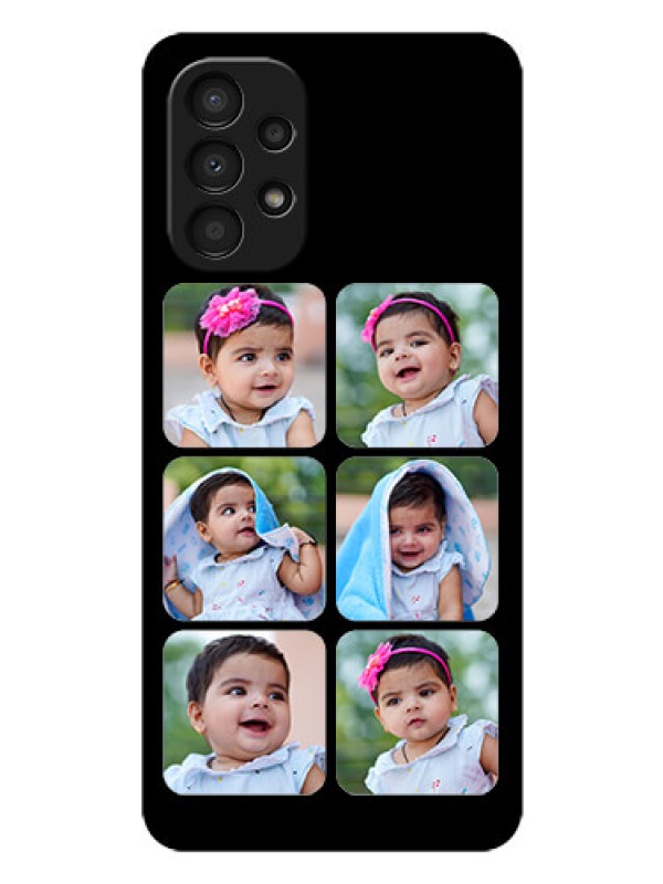 Custom Galaxy A13 Photo Printing on Glass Case - Multiple Pictures Design