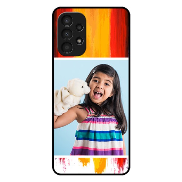 Galaxy A13 Personalized Glass Phone Case - Multi Color Design Galaxy A13 Personalized Glass Phone Case - Multi Color Design