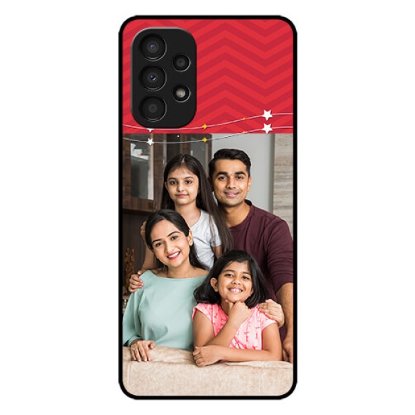 Galaxy A13 Personalized Glass Phone Case - Happy Family Design Galaxy A13 Personalized Glass Phone Case - Happy Family Design