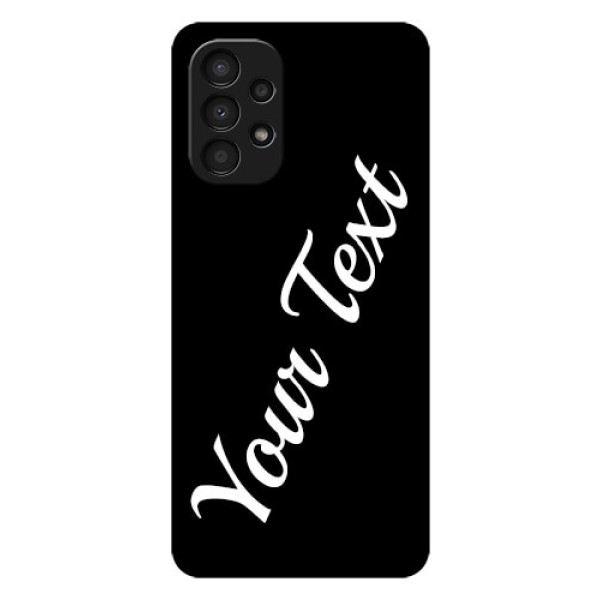 Galaxy A13 Custom Glass Mobile Cover with Your Name