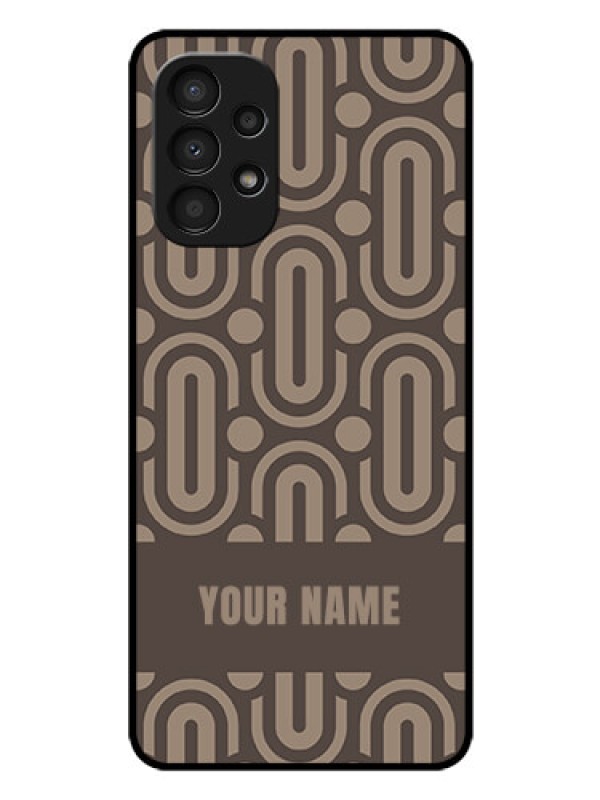 Custom Galaxy A13 Custom Glass Phone Case - Captivating Zero Pattern Design