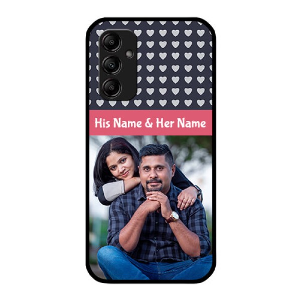 Galaxy A14 4G Custom Glass Mobile Case - Love Symbols Design