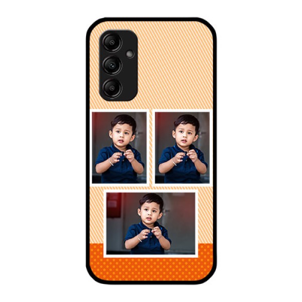 Galaxy A14 4G Photo Printing on Glass Case - Bulk Photos Upload Design