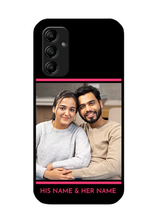 Galaxy A14 4G Custom Glass Mobile Case - with Add Text Design
