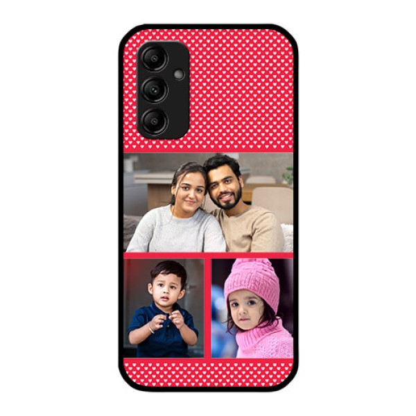 Galaxy A14 4G Personalized Glass Phone Case - Bulk Pic Upload Design Galaxy A14 4G Personalized Glass Phone Case - Bulk Pic Upload Design