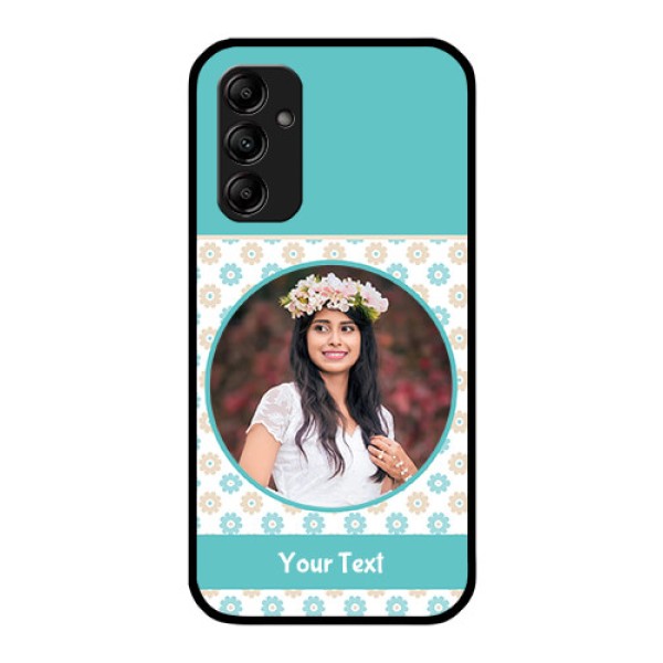 Galaxy A14 4G Custom Glass Mobile Case - Beautiful Flowers Design