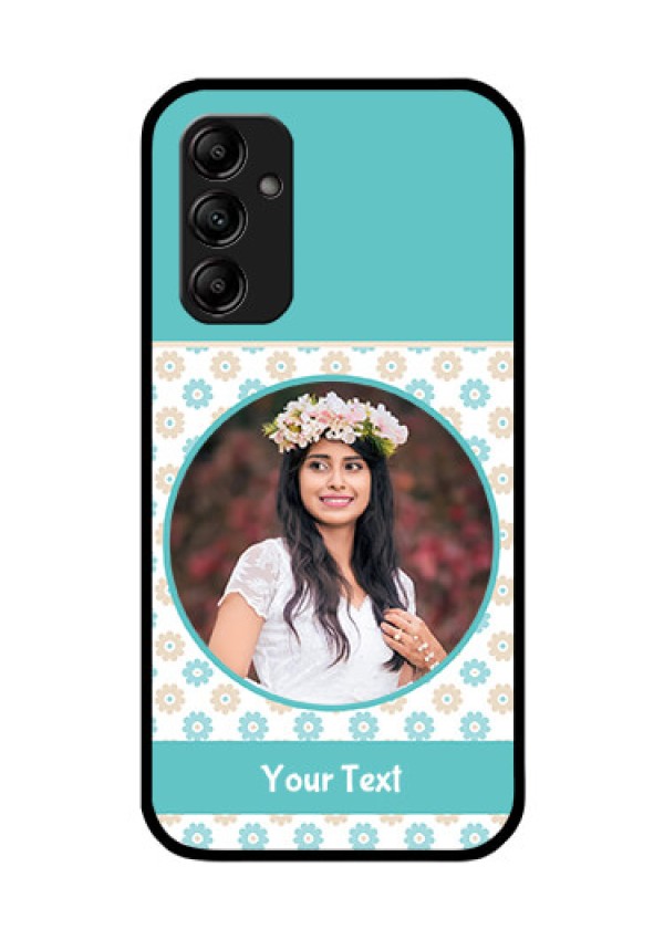 Galaxy A14 4G Custom Glass Mobile Case - Beautiful Flowers Design