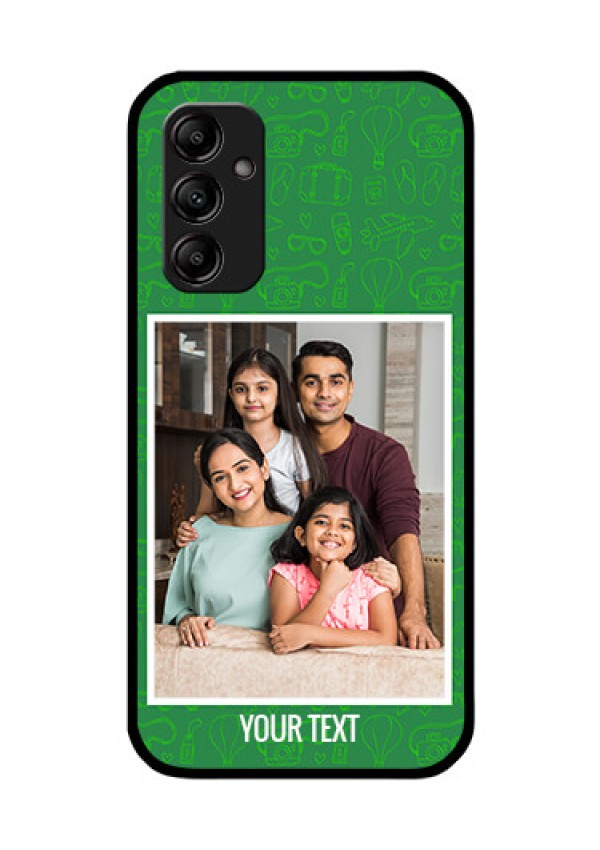 Galaxy A14 4G Personalized Glass Phone Case - Picture Upload Design