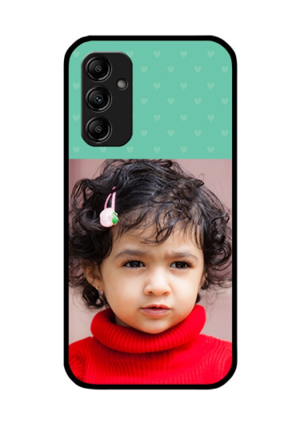 Galaxy A14 4G Custom Glass Phone Case - Lovers Picture Design