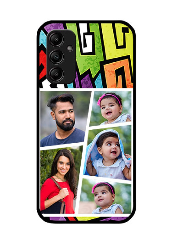 Galaxy A14 4G Custom Glass Phone Case - Graffiti pattern Design