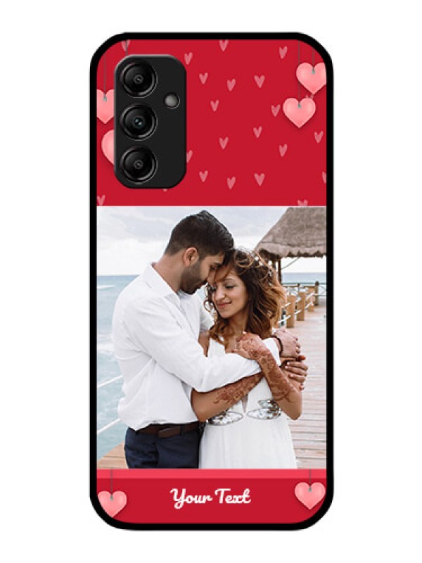 Custom Galaxy A14 4G Custom Glass Phone Case - Valentines Day Design