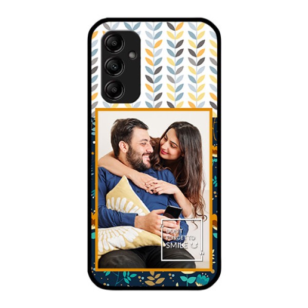 Galaxy A14 4G Custom Glass Mobile Case - Pattern Design