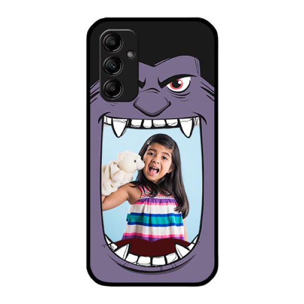 Galaxy A14 4G Custom Glass Phone Case - Angry Monster Design