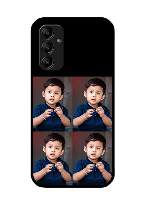Galaxy A14 4G 4 Image Holder on Glass Mobile Cover
