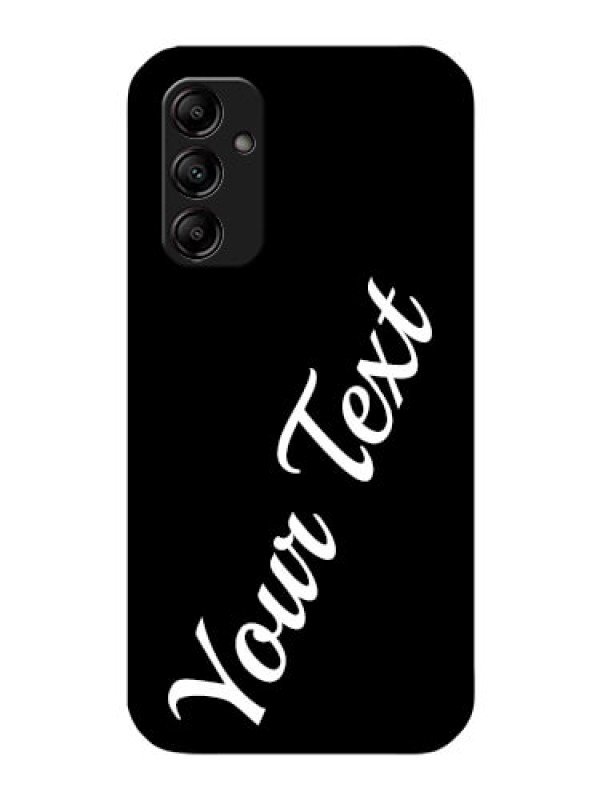 Custom Galaxy A14 4G Custom Glass Mobile Cover with Your Name